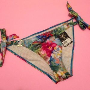 NWT Victoria's Secret bikini bottom Orchid floral